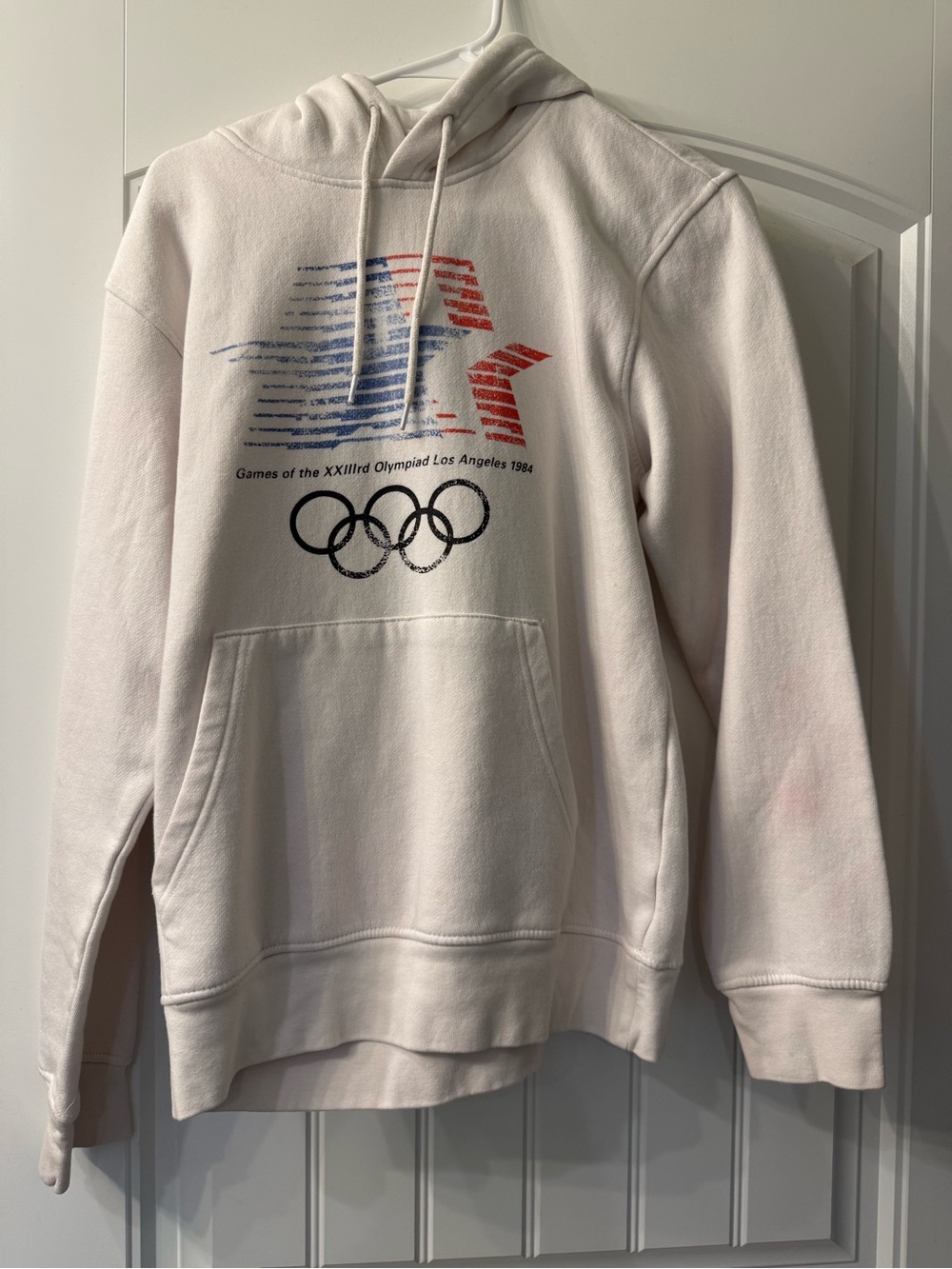 Heritage White Los Angeles 1984 Olympic Graphic Hoodie
